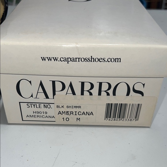 Caparros Black Strappy Heels - Picture 2 of 7